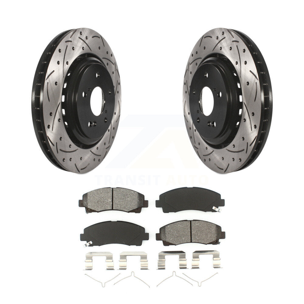 Coated Disc Rotors and Semi-Metallic Brake Pads Kit-KDS-100155 - Kit.bestparts.ca Kit.bestparts.ca