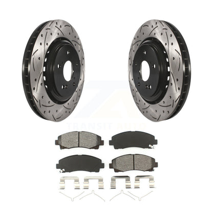 Coated Disc Rotors and Semi-Metallic Brake Pads Kit-KDS-100155 - Kit.bestparts.ca