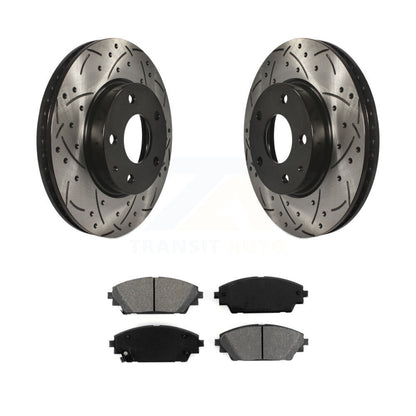 Coated Disc Rotors and Semi-Metallic Brake Pads Kit-KDS-100160 - Kit.bestparts.ca