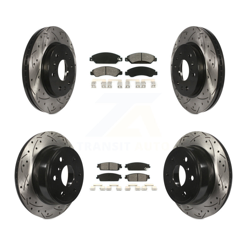 Disc Rotors and Semi-Metallic Brake Pads Kit-KDS-100178 - Kit.bestparts.ca