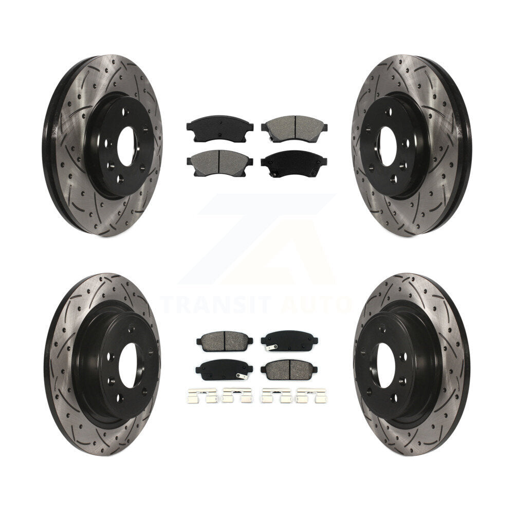 Disc Rotors and Semi-Metallic Brake Pads Kit-KDS-100185 - Kit.bestparts.ca Kit.bestparts.ca