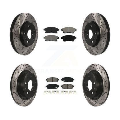 Disc Rotors and Semi-Metallic Brake Pads Kit-KDS-100185 - Kit.bestparts.ca