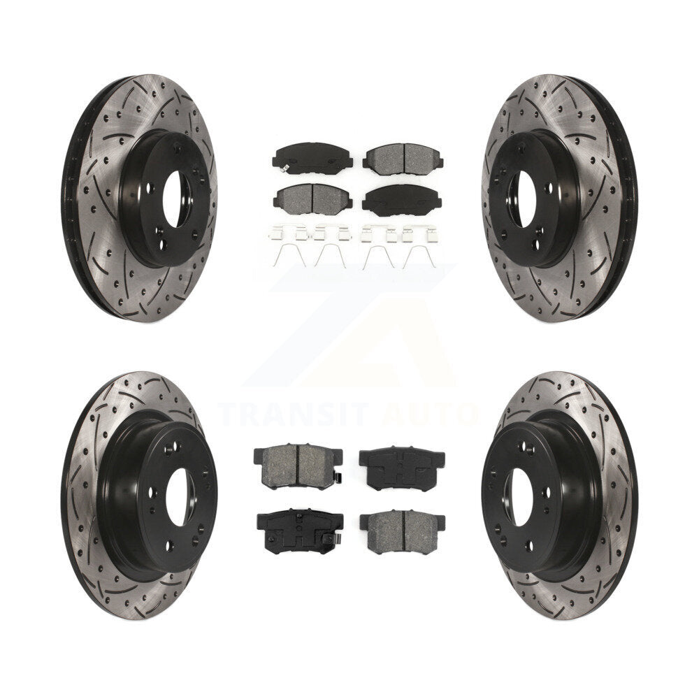 Disc Rotors and Semi-Metallic Brake Pads Kit-KDS-100252