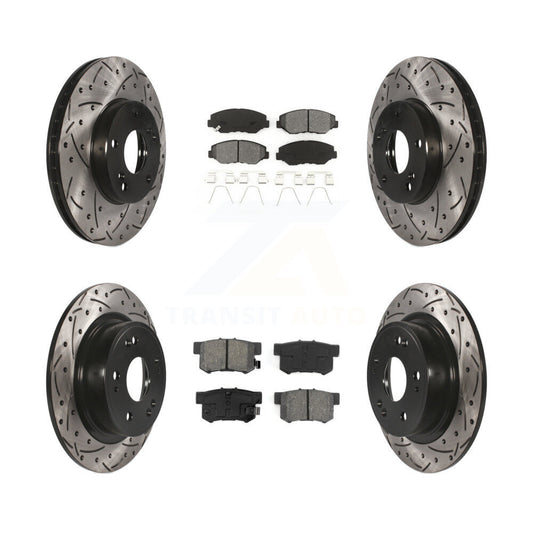 Disc Rotors and Semi-Metallic Brake Pads Kit-KDS-100252