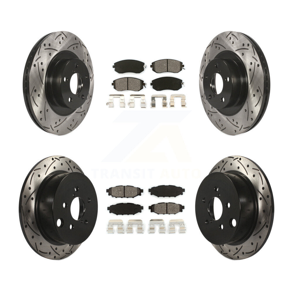 Disc Rotors and Semi-Metallic Brake Pads Kit-KDS-100266 - Kit.bestparts.ca Kit.bestparts.ca