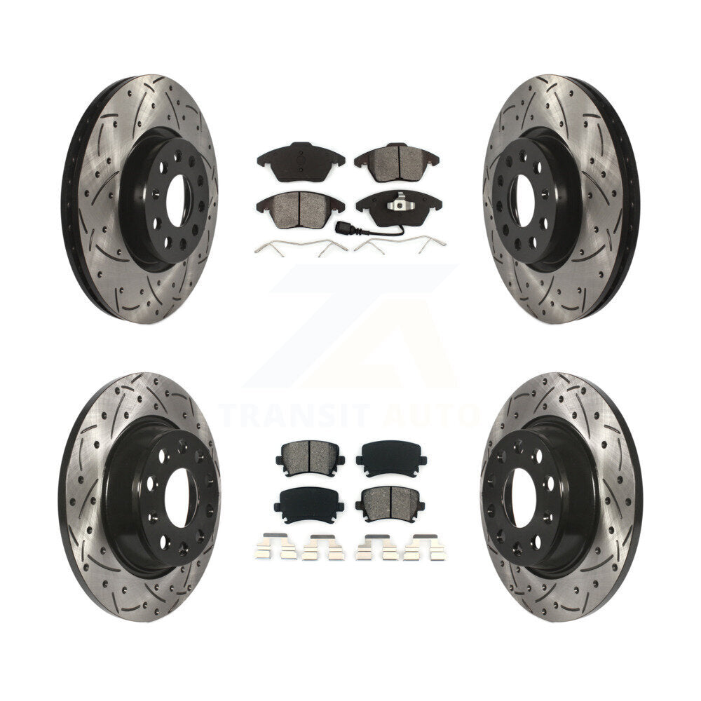 Disc Rotors and Semi-Metallic Brake Pads Kit-KDS-100270 - Kit.bestparts.ca