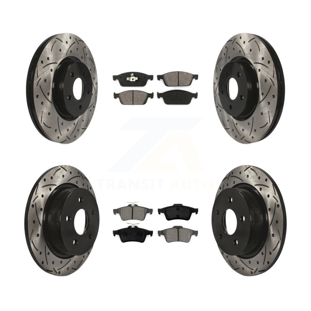 Disc Rotors and Semi-Metallic Brake Pads Kit-KDS-100295 - Kit.bestparts.ca Kit.bestparts.ca