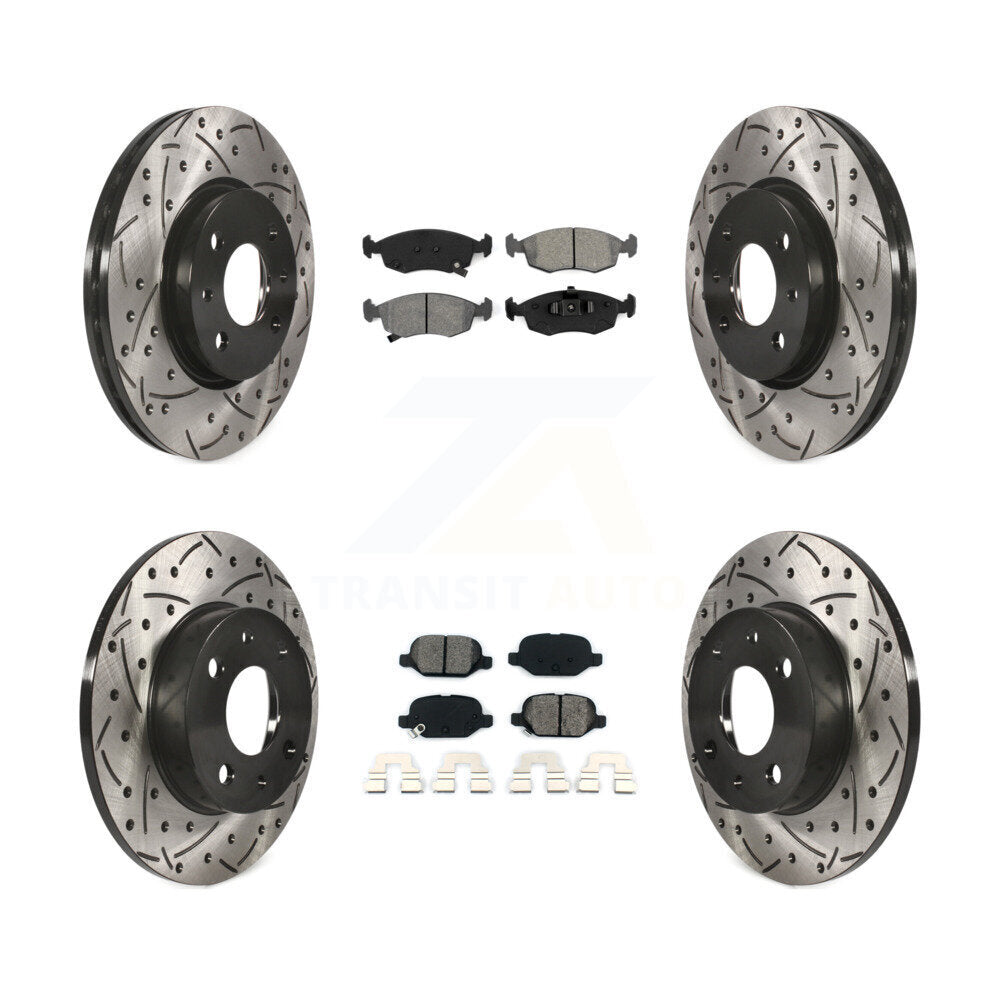 Disc Rotors and Semi-Metallic Brake Pads Kit-KDS-100341 - Kit.bestparts.ca