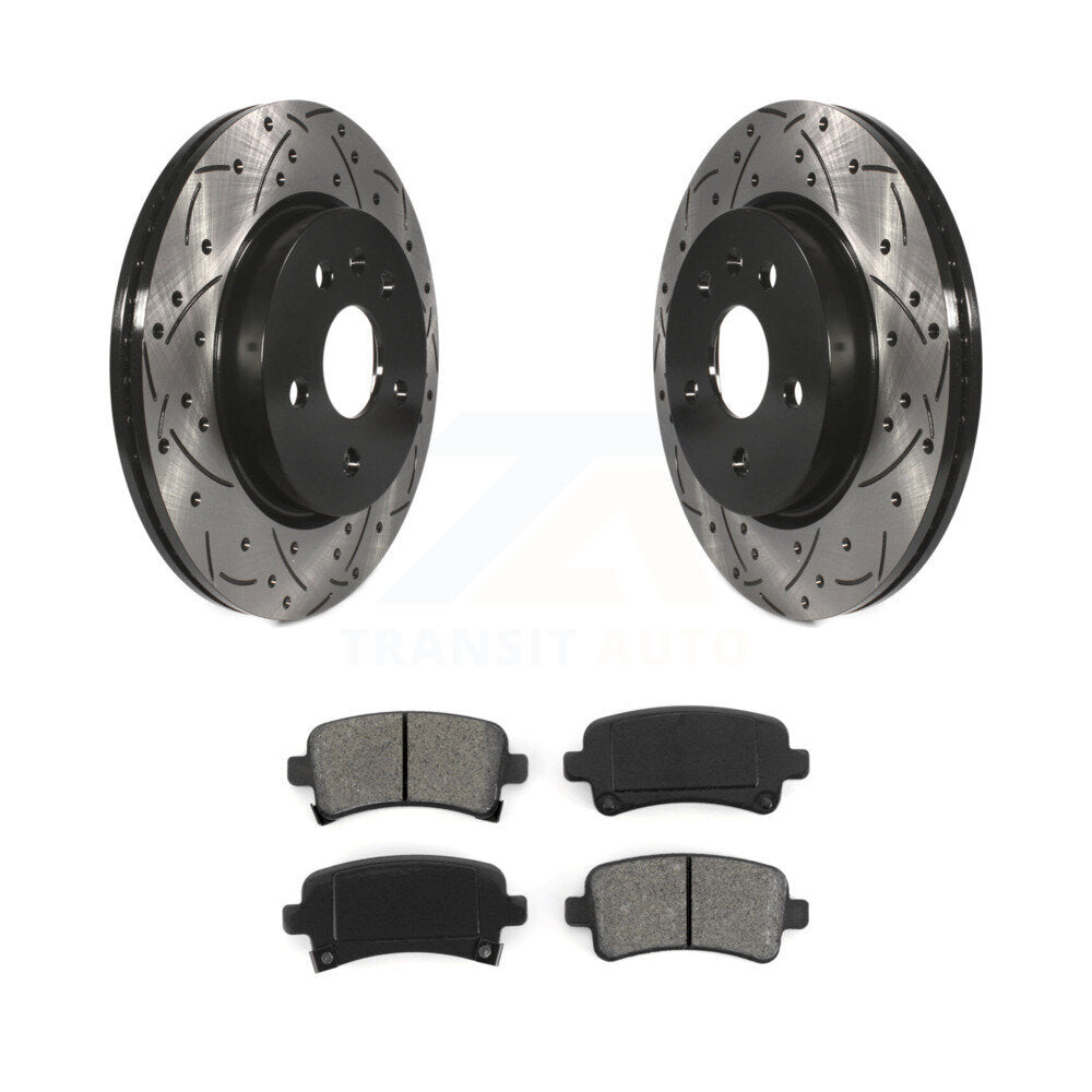 Coated Disc Rotors and Semi-Metallic Brake Pads Kit-KDS-100388 - Kit.bestparts.ca Kit.bestparts.ca