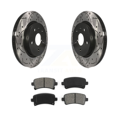 Coated Disc Rotors and Semi-Metallic Brake Pads Kit-KDS-100388 - Kit.bestparts.ca