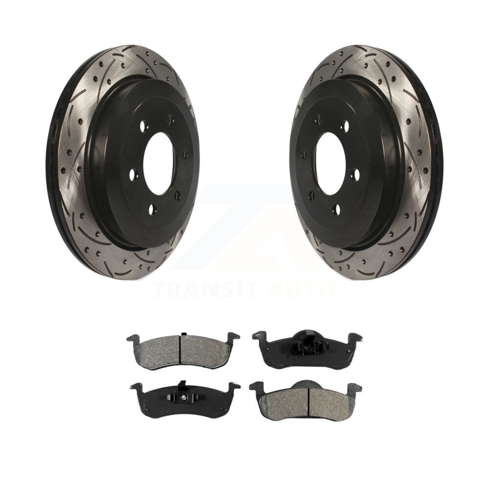 Coated Disc Rotors and Semi-Metallic Brake Pads Kit-KDS-100403 - Kit.bestparts.ca Kit.bestparts.ca