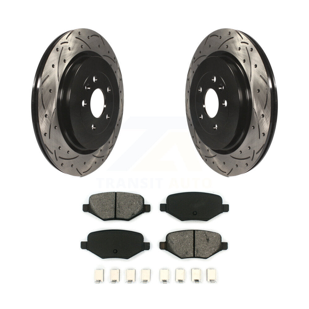 Coated Disc Rotors and Semi-Metallic Brake Pads Kit-KDS-100410 - Kit.bestparts.ca
