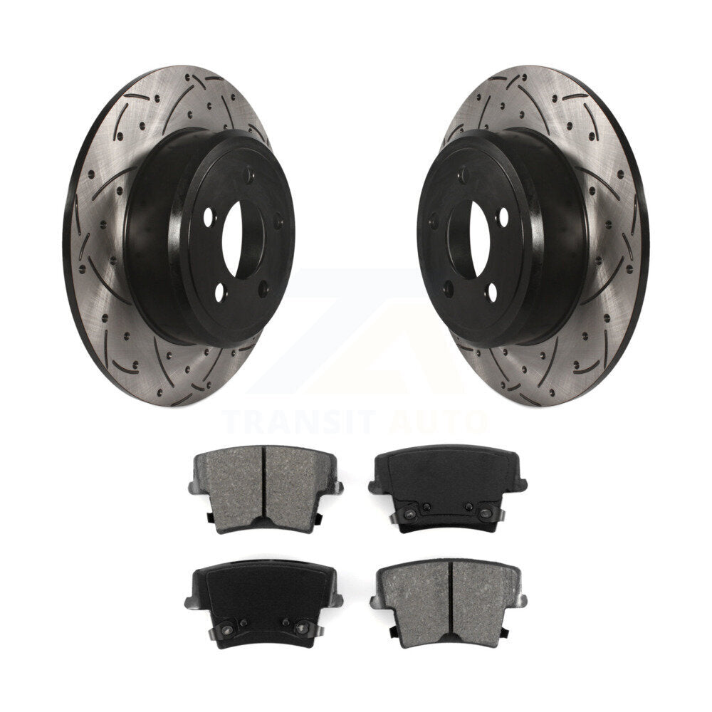 Coated Disc Rotors and Semi-Metallic Brake Pads Kit-KDS-100418 - Kit.bestparts.ca