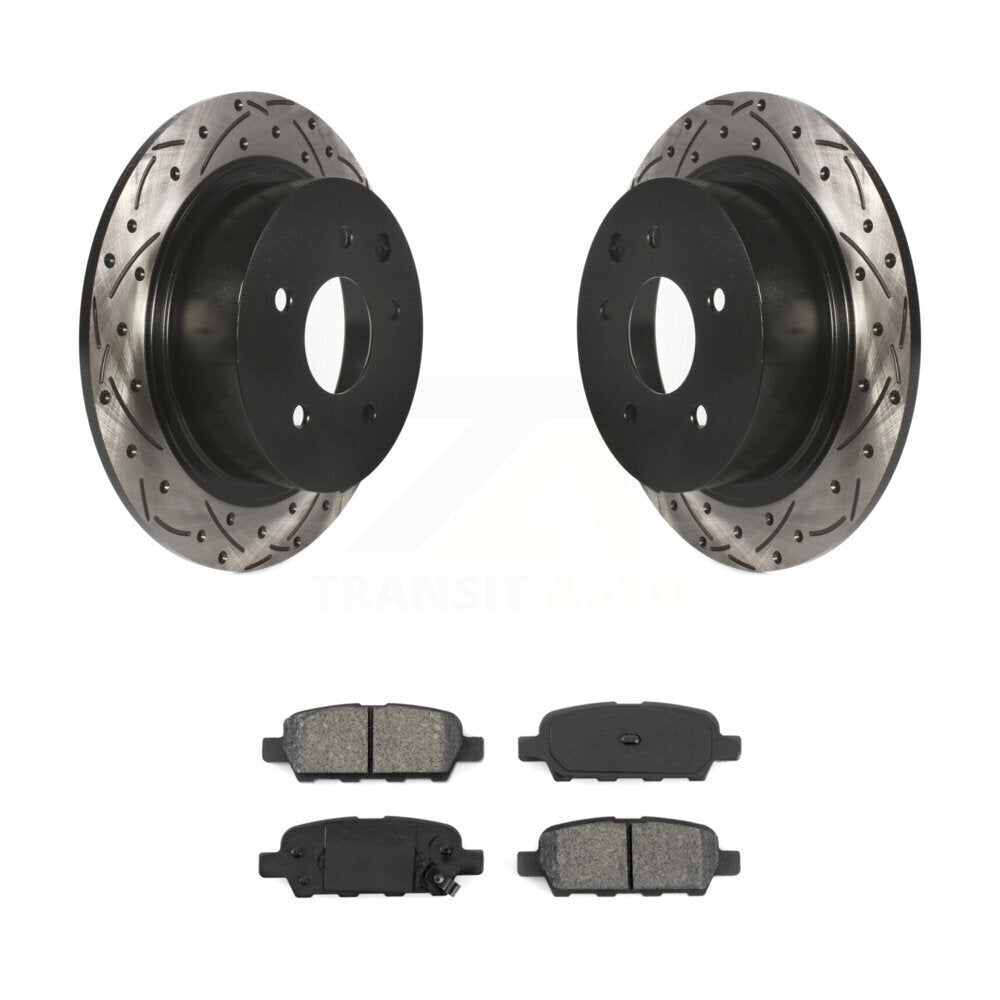 Coated Disc Rotors and Semi-Metallic Brake Pads Kit-KDS-100433 - Kit.bestparts.ca Kit.bestparts.ca