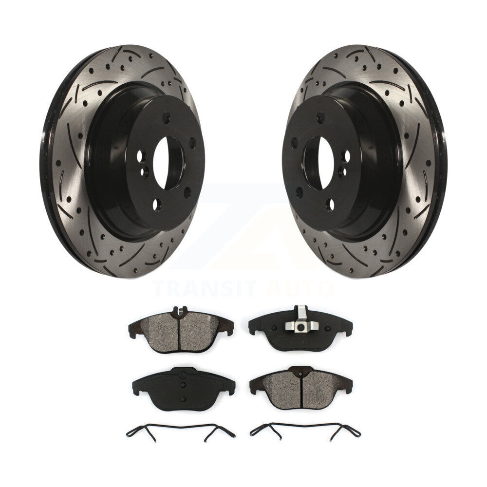 Coated Disc Rotors and Semi-Metallic Brake Pads Kit-KDS-100437 - Kit.bestparts.ca