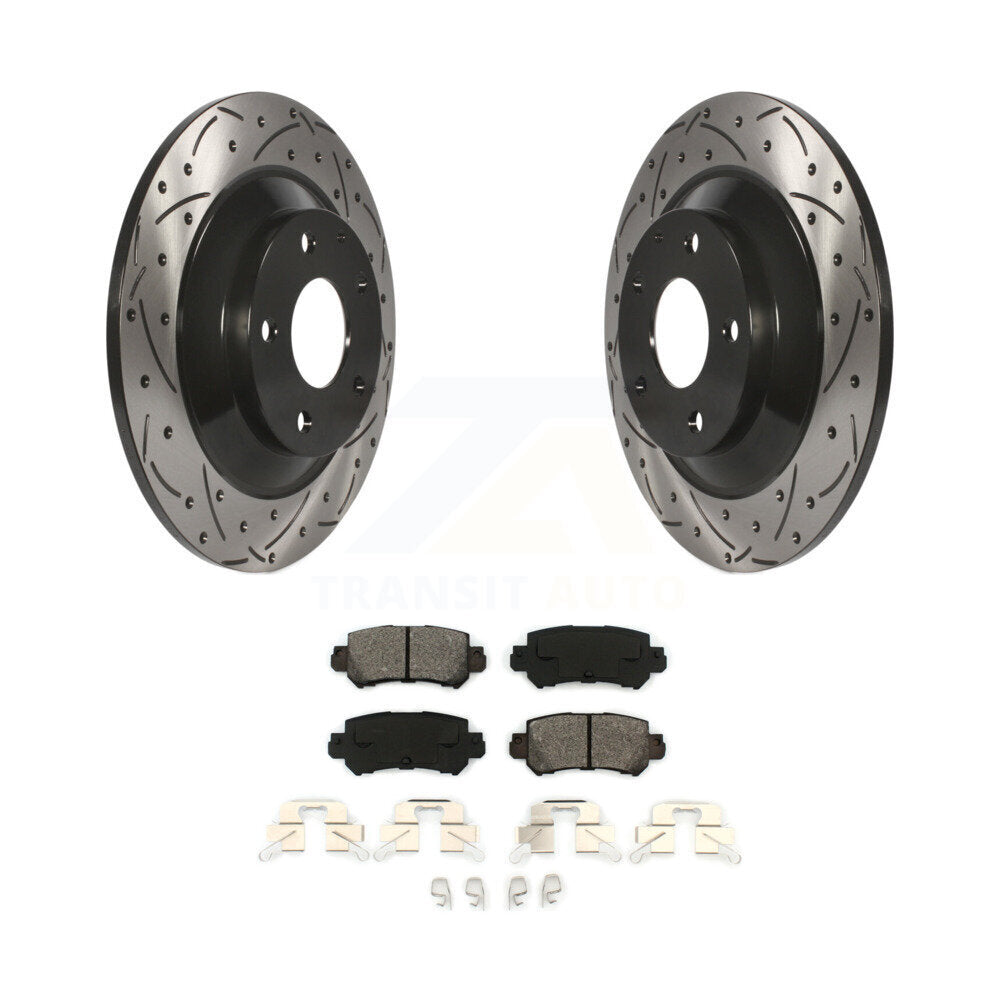 Coated Disc Rotors and Semi-Metallic Brake Pads Kit-KDS-100486 - Kit.bestparts.ca