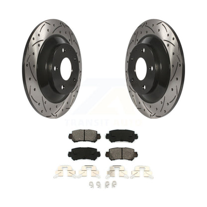 Coated Disc Rotors and Semi-Metallic Brake Pads Kit-KDS-100486 - Kit.bestparts.ca