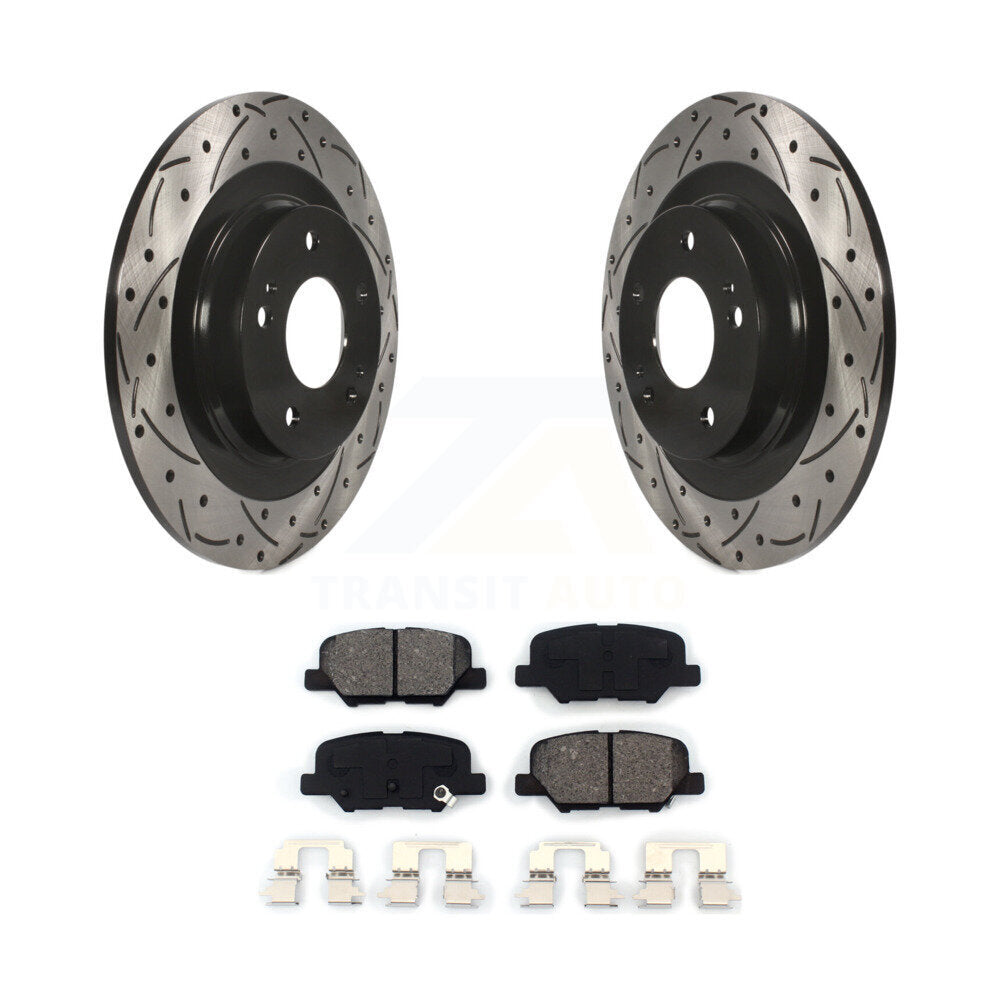 Coated Disc Rotors and Semi-Metallic Brake Pads Kit-KDS-100488 - Kit.bestparts.ca Kit.bestparts.ca