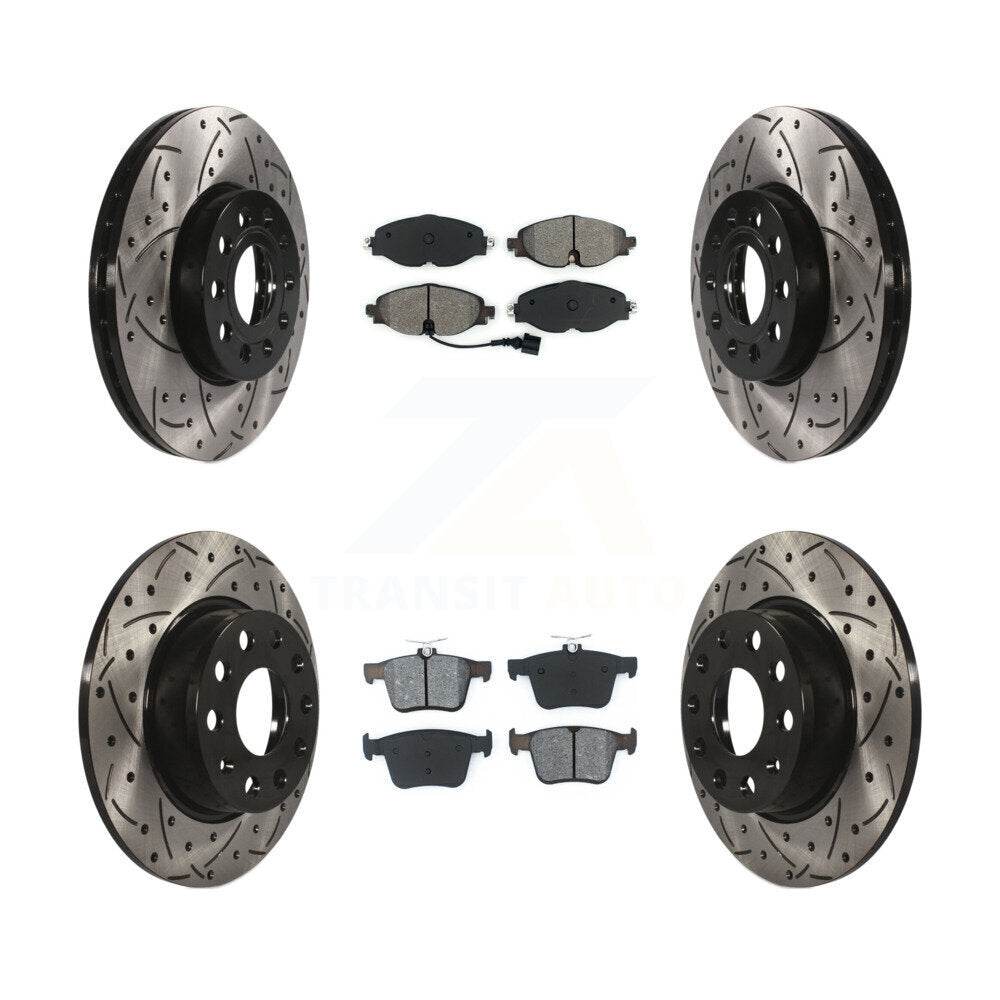 Disc Rotors and Semi-Metallic Brake Pads Kit-KDS-100529 - Kit.bestparts.ca