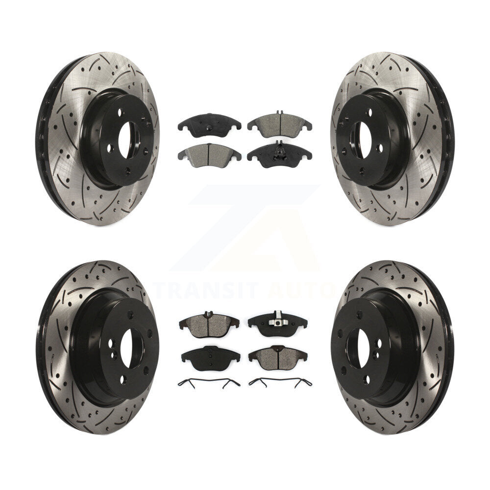 Disc Rotors and Semi-Metallic Brake Pads Kit-KDS-100534