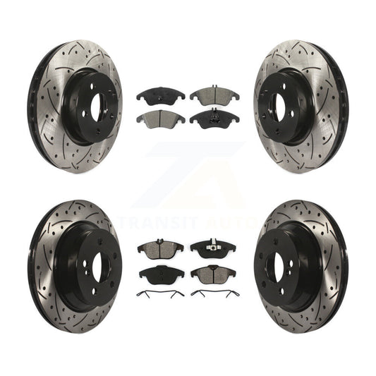 Disc Rotors and Semi-Metallic Brake Pads Kit-KDS-100534