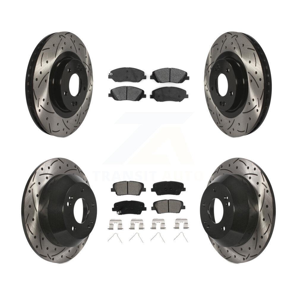 Disc Rotors and Semi-Metallic Brake Pads Kit-KDS-100537 - Kit.bestparts.ca Kit.bestparts.ca