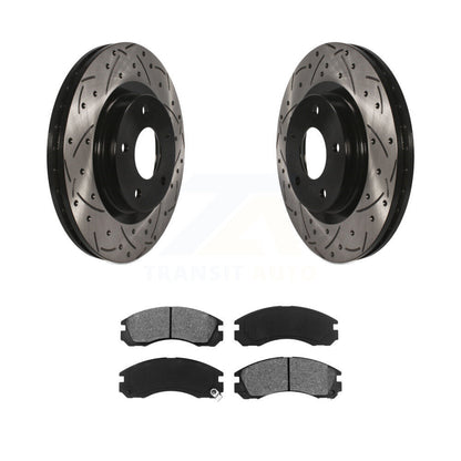 Coated Disc Rotors and Semi-Metallic Brake Pads Kit-KDS-100553 - Kit.bestparts.ca