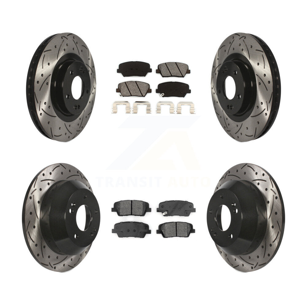 Disc Rotors and Semi-Metallic Brake Pads Kit-KDS-100555 - Kit.bestparts.ca Kit.bestparts.ca