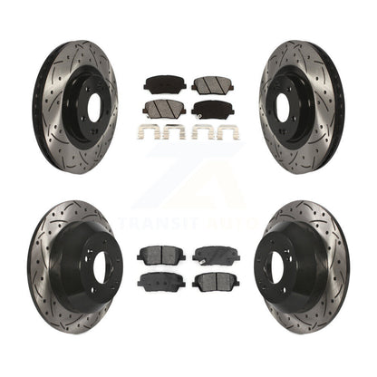 Disc Rotors and Semi-Metallic Brake Pads Kit-KDS-100555 - Kit.bestparts.ca