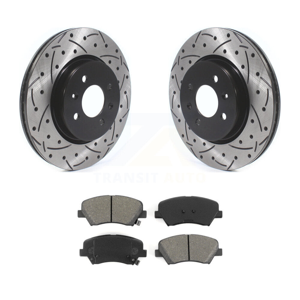 Coated Disc Rotors and Semi-Metallic Brake Pads Kit-KDS-100563 - Kit.bestparts.ca Kit.bestparts.ca