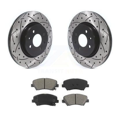 Coated Disc Rotors and Semi-Metallic Brake Pads Kit-KDS-100563 - Kit.bestparts.ca