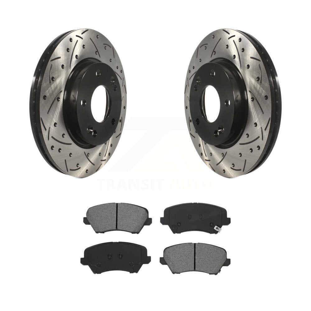 Coated Disc Rotors and Semi-Metallic Brake Pads Kit-KDS-100613 - Kit.bestparts.ca
