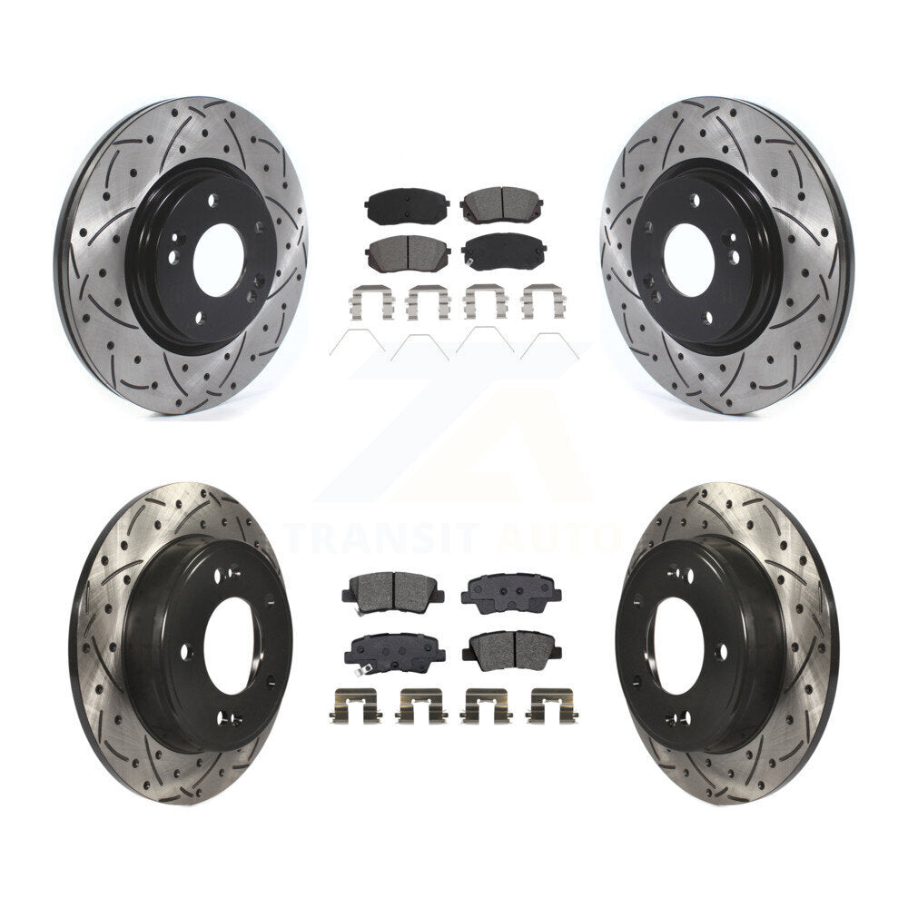 Disc Rotors and Semi-Metallic Brake Pads Kit-KDS-100642 Kit.bestparts.ca