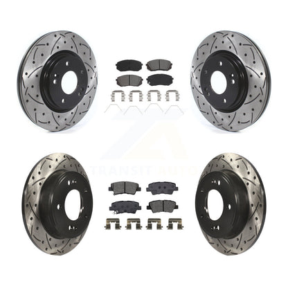 Disc Rotors and Semi-Metallic Brake Pads Kit-KDS-100642