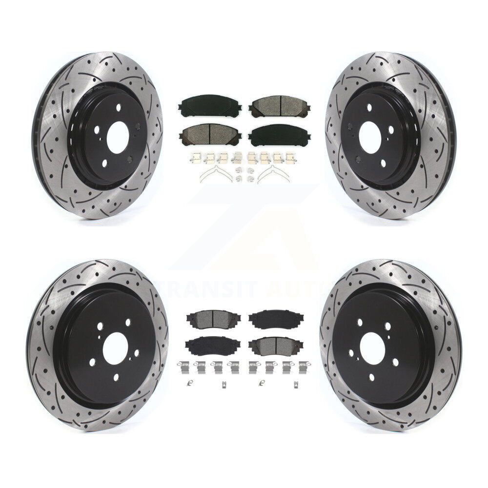 Disc Rotors and Semi-Metallic Brake Pads Kit-KDS-100645 - Kit.bestparts.ca Kit.bestparts.ca