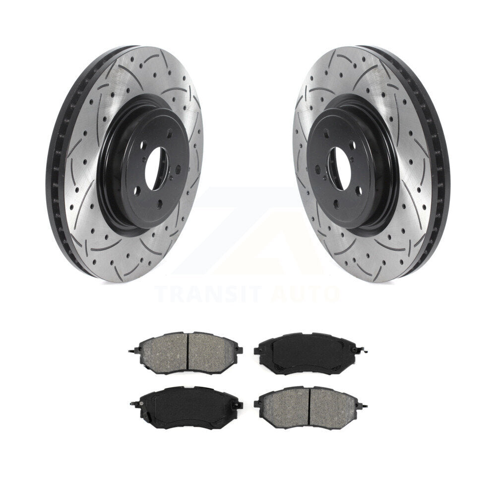 Coated Disc Rotors and Semi-Metallic Brake Pads Kit-KDS-100679 - Kit.bestparts.ca Kit.bestparts.ca