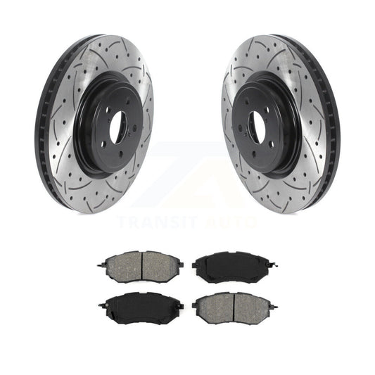 Coated Disc Rotors and Semi-Metallic Brake Pads Kit-KDS-100679 - Kit.bestparts.ca