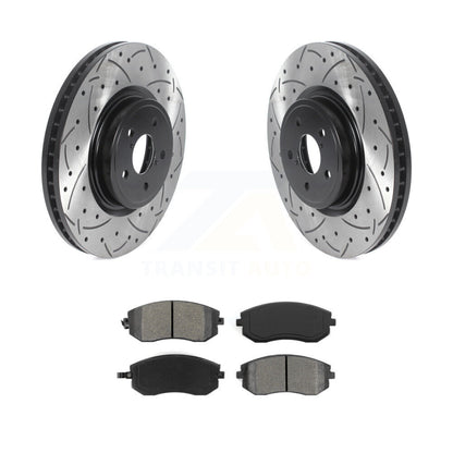 Coated Disc Rotors and Semi-Metallic Brake Pads Kit-KDS-100680 - Kit.bestparts.ca