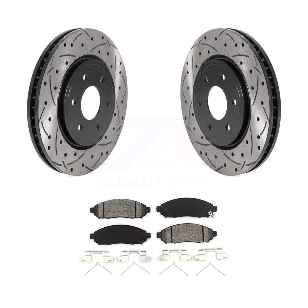 Coated Disc Rotors and Semi-Metallic Brake Pads Kit-KDS-100681 - Kit.bestparts.ca Kit.bestparts.ca