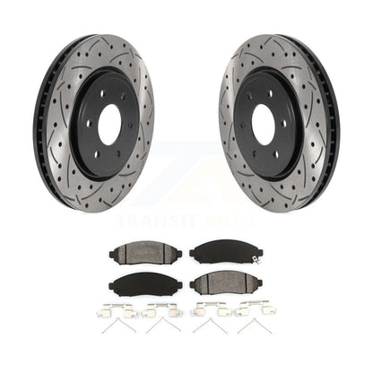 Coated Disc Rotors and Semi-Metallic Brake Pads Kit-KDS-100681 - Kit.bestparts.ca