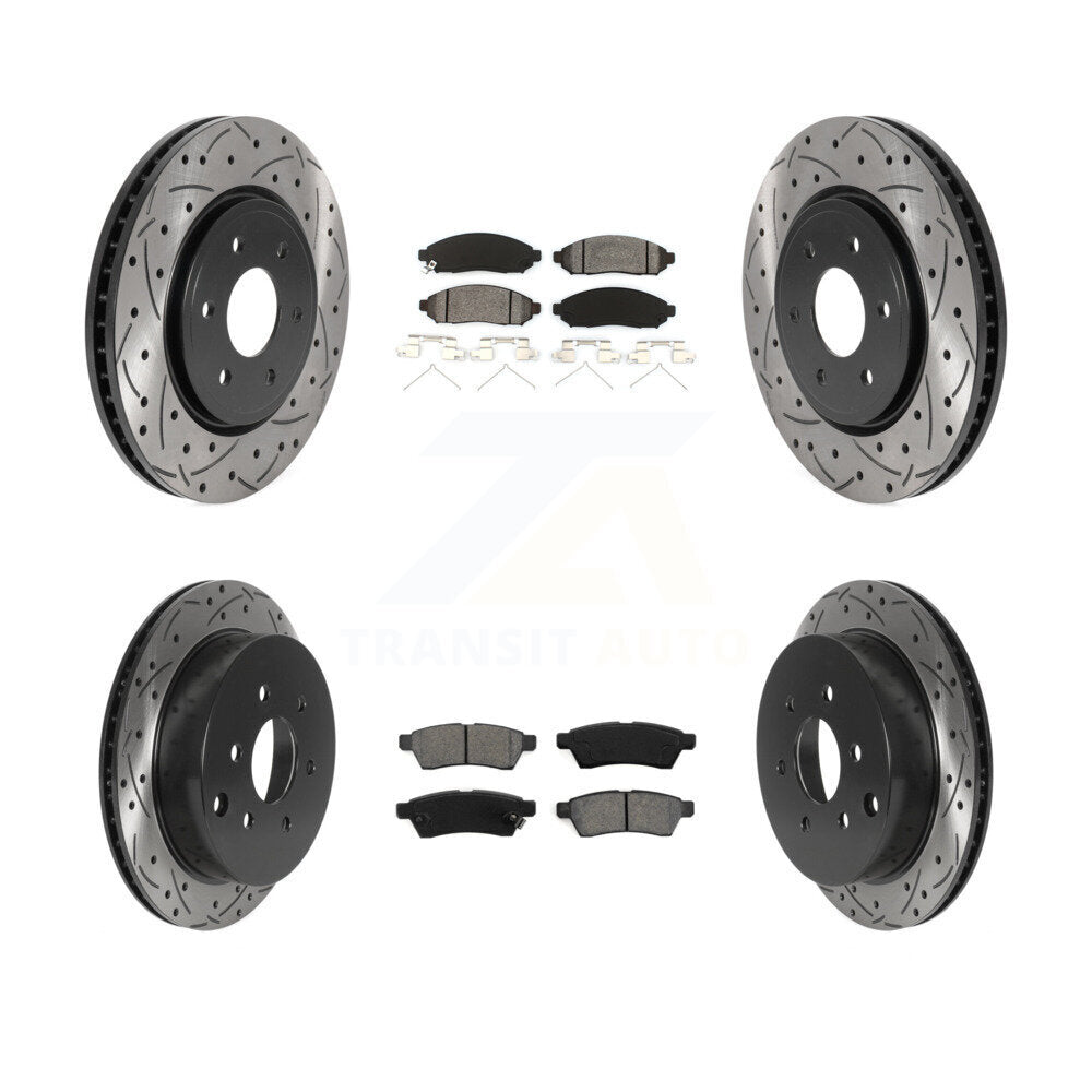 Disc Rotors and Semi-Metallic Brake Pads Kit-KDS-100728 - Kit.bestparts.ca