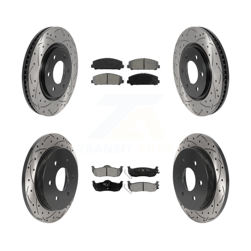 Disc Rotors and Semi-Metallic Brake Pads Kit-KDS-100740 - Kit.bestparts.ca Kit.bestparts.ca