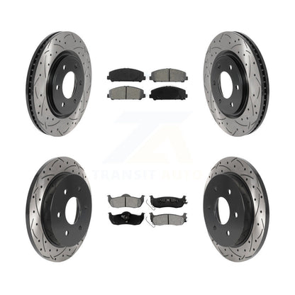 Disc Rotors and Semi-Metallic Brake Pads Kit-KDS-100740 - Kit.bestparts.ca