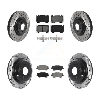 Disc Rotors and Semi-Metallic Brake Pads Kit-KDS-100742 - Kit.bestparts.ca