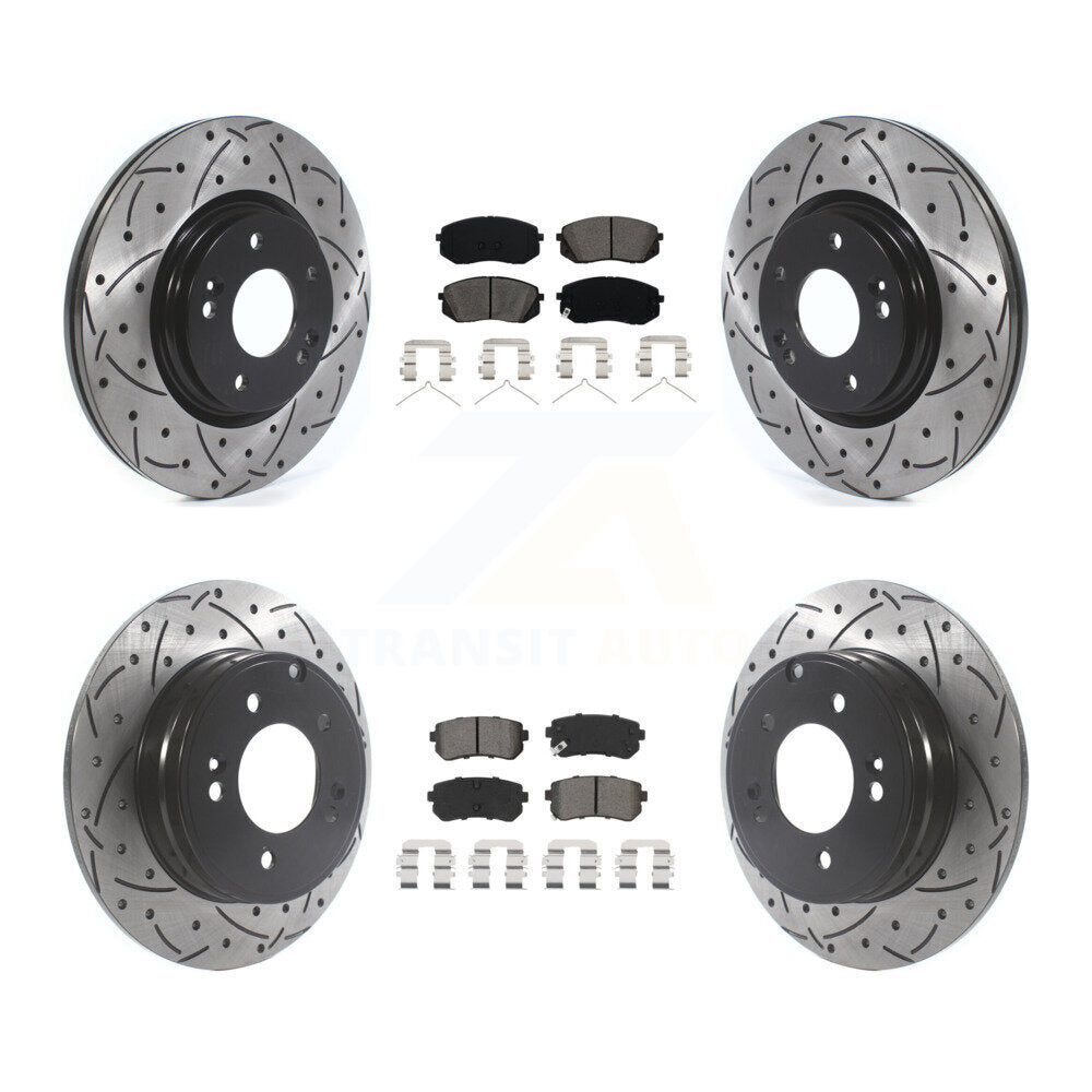 Disc Rotors and Semi-Metallic Brake Pads Kit-KDS-100776 - Kit.bestparts.ca