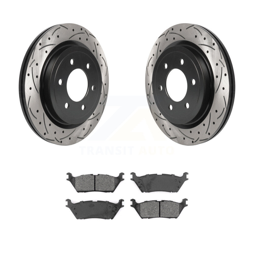 Coated Disc Rotors and Semi-Metallic Brake Pads Kit-KDS-100788 - Kit.bestparts.ca Kit.bestparts.ca