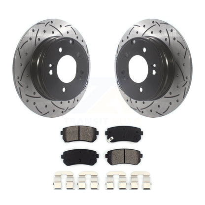 Coated Disc Rotors and Semi-Metallic Brake Pads Kit-KDS-100802 - Kit.bestparts.ca