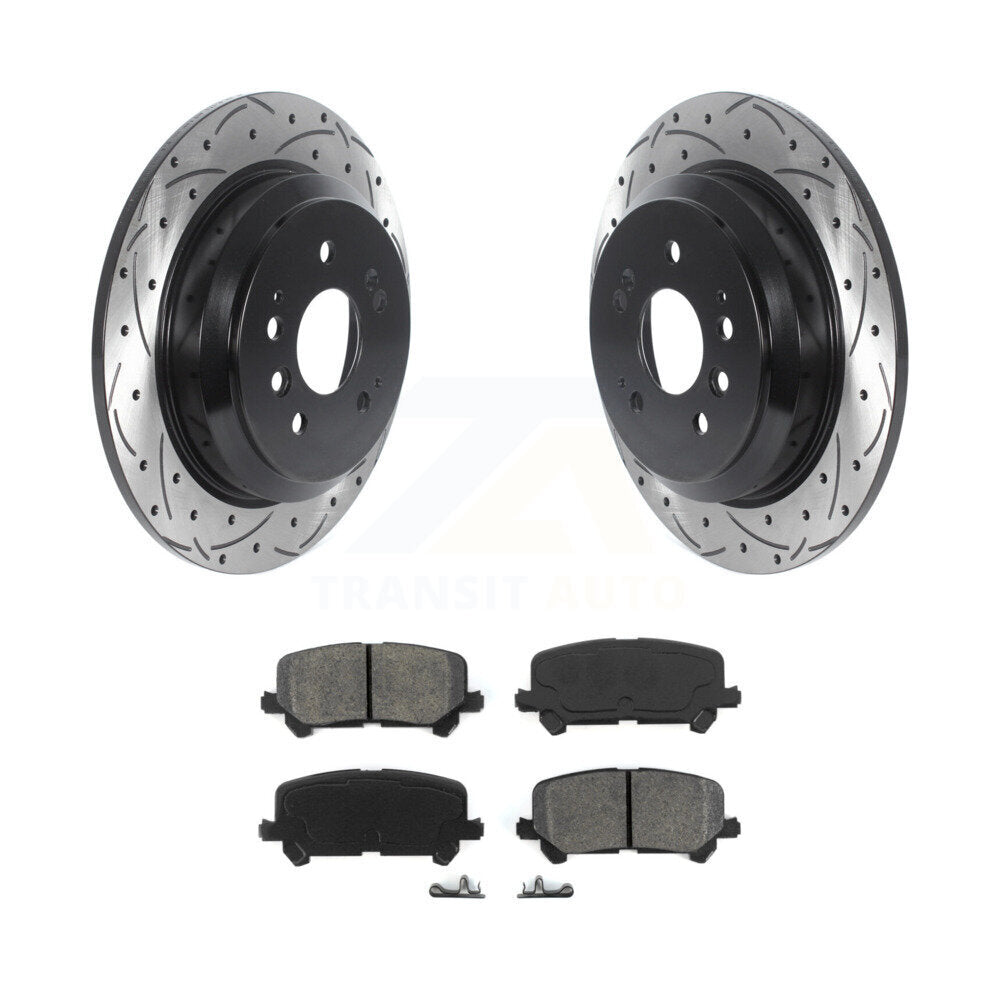 Coated Disc Rotors and Semi-Metallic Brake Pads Kit-KDS-100830 - Kit.bestparts.ca