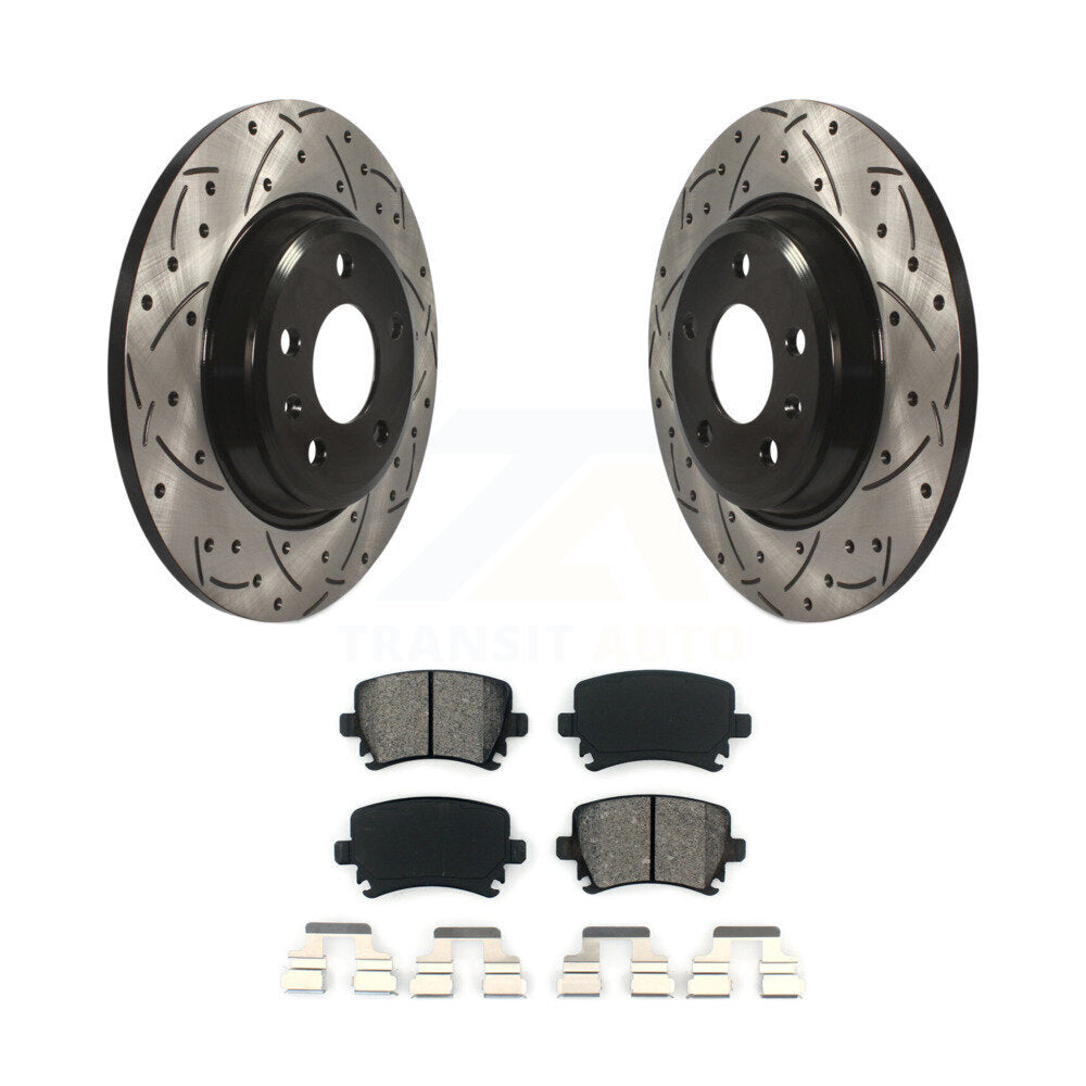 Coated Disc Rotors and Semi-Metallic Brake Pads Kit-KDS-100883 - Kit.bestparts.ca