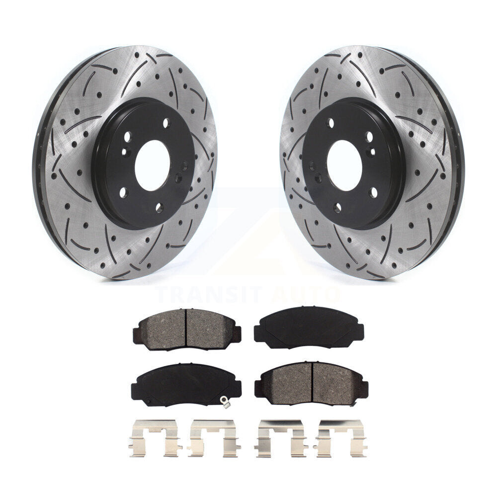 Coated Disc Rotors and Semi-Metallic Brake Pads Kit-KDS-100894 - Kit.bestparts.ca